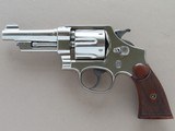 1932 Vintage Smith & Wesson .44 Special Wolf & Klar 3rd Model Hand Ejector Revolver
** Beautiful 1971 Factory Re-Nickel ** SOLD - 1 of 25
