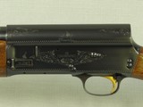 1972 Vintage Belgian Browning A5 Light Twenty Shotgun w/ 28" Vent Rib Full Choke Barrel
** Spectacular Example ** - 9 of 25