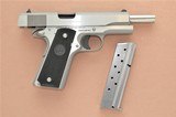 **Brushed Stainless** Colt Government Series 80 1911 Pistol in .38 Super Caliber
** Minty Like-New Example! ** SOLD - 8 of 12