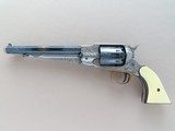 1969 Vintage Navy Arms Factory Engraved Remington Model 1858 Army .44 Cal. Revolver w/ Walnut Case & Accessories
** MINT & Unfired! **
SOLD - 3 of 24