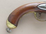 Antique 1820's to 1830's Flintlock Belgian / French Mre. Rle. de St. Etienne .71 Caliber Officer's Cavalry Pistol - 3 of 24