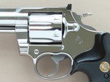 1986 Polished Stainless Steel Colt King Cobra .357 Magnum Revolver w/ Box & Paperwork
** Stunning Mirror-Bright Polish ** SOLD - 4 of 25