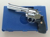 1986 Polished Stainless Steel Colt King Cobra .357 Magnum Revolver w/ Box & Paperwork** Stunning Mirror-Bright Polish ** SOLD - 1 of 25