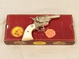 Colt Sheriff's Model Single Action, Ivory Grips, Cal. .44/40, 3 Inch Barrel, Nickel Finished
** SOLD ** - 1 of 5