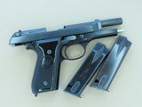 Spectacular 1980 Vintage Beretta Model 92S 9mm Pistol w/ Extra Magazine
** Commercial Pistol, Not Former Police Gun! ** SOLD - 24 of 25