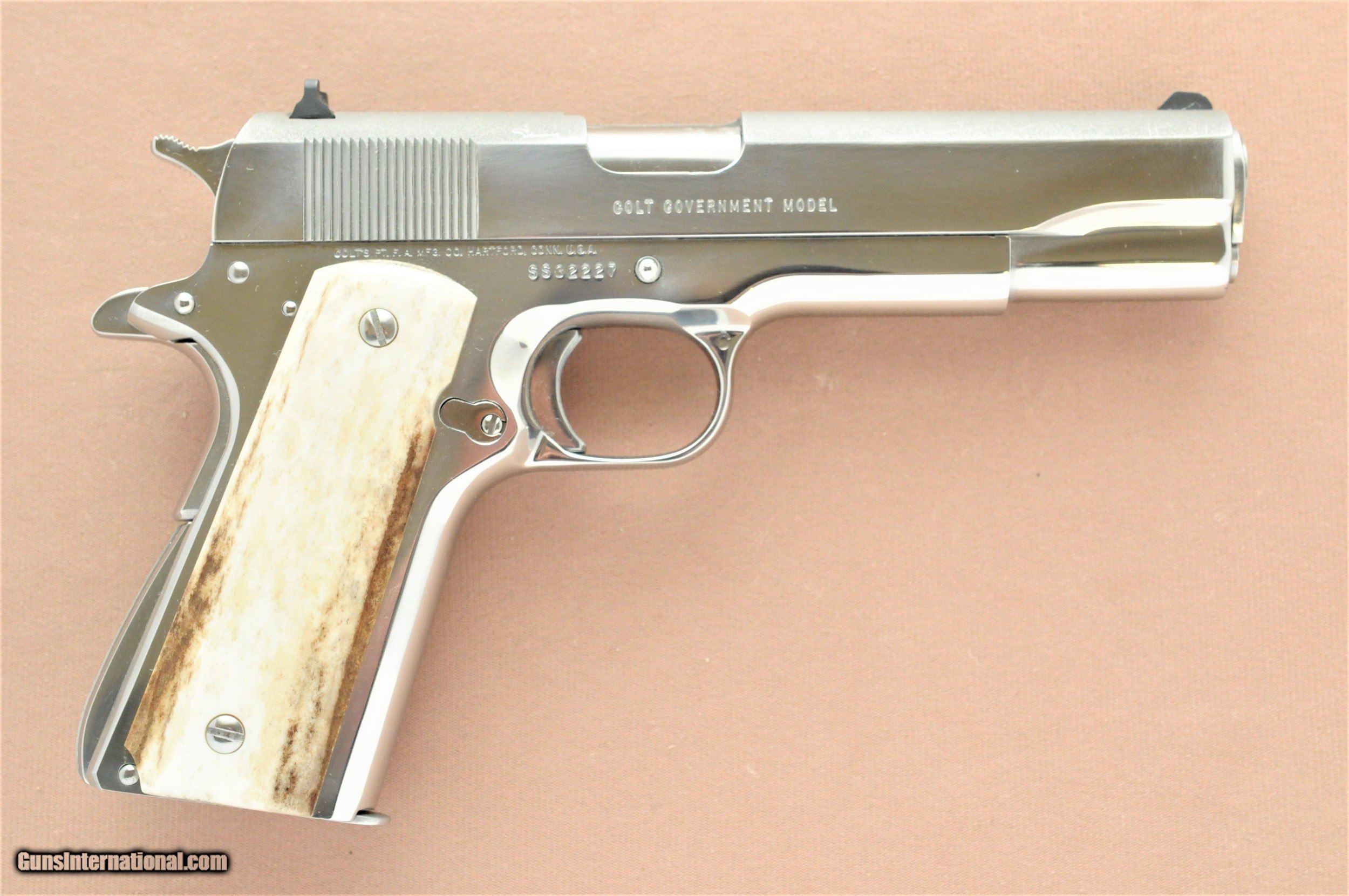 colt 1911 classic bright stainless steel