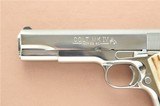**Bright Stainless Steel** Colt Government Model 1911 Series 80 MK IV **1988 Mfg** - 4 of 24