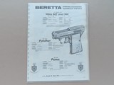 1958 Factory Engraved Chrome Plated Beretta Model 418 Panther .25 ACP Pistol w/ Case, Manual, & Paperwork
** Scarce & Beautiful! ** - 22 of 25