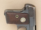 Colt Vest Pocket Model 1908, Cal. .25 ACP, 1931 Vintage SOLD - 6 of 14