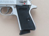 Stainless Walther PPK/S .380 ACP Pistol w/ Original Box, 3 Extra Mags, & Galco Pocket Holster
** Minty Clean Example ** SOLD - 3 of 25