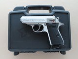 Stainless Walther PPK/S .380 ACP Pistol w/ Original Box, 3 Extra Mags, & Galco Pocket Holster
** Minty Clean Example ** SOLD - 1 of 25