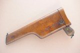 **WW1** Commercial Mauser C96 "Broomhandle" in .30 Mauser with Original Shoulder Stock - 24 of 25