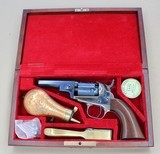 1985 Vintage Uberti 1849 Colt "Wells Fargo" Pocket Model Revolver in Factory Presentation Case w/ Accessories - 1 of 17
