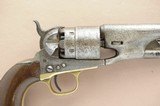Marshall Marked Civil War Era Colt 1860 Army .44 Caliber Mfg. 1862 **4 Screw for Shoulder Stock** - 7 of 19