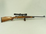 1966 Paul Jaeger Deluxe Custom 98 Mauser Sporter in .358 Norma Magnum w/ period Leupold Scope, Gun-Ho Case, & Hat SALE PENDING - 2 of 25