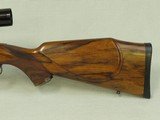 1966 Paul Jaeger Deluxe Custom 98 Mauser Sporter in .358 Norma Magnum w/ period Leupold Scope, Gun-Ho Case, & Hat SALE PENDING - 9 of 25