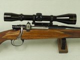 1966 Paul Jaeger Deluxe Custom 98 Mauser Sporter in .358 Norma Magnum w/ period Leupold Scope, Gun-Ho Case, & Hat SALE PENDING - 4 of 25