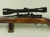 1966 Paul Jaeger Deluxe Custom 98 Mauser Sporter in .358 Norma Magnum w/ period Leupold Scope, Gun-Ho Case, & Hat SALE PENDING - 10 of 25