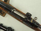 1966 Paul Jaeger Deluxe Custom 98 Mauser Sporter in .358 Norma Magnum w/ period Leupold Scope, Gun-Ho Case, & Hat SALE PENDING - 16 of 25
