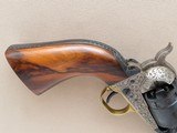 Italian Made Uberti Colt 1860 Army, Engraved with Walnut Grips, .44 Cal. Percussion - 8 of 12