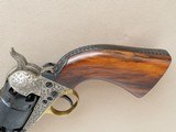 Italian Made Uberti Colt 1860 Army, Engraved with Walnut Grips, .44 Cal. Percussion - 7 of 12