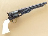 Italian Made Uberti Colt 1860 Army, Engraved/Gold Inlay with Faux Ivory Grips, .44 Cal. Percussion - 11 of 12
