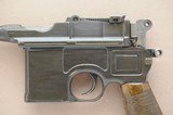 **1911 Mfg** Pre-War Commercial Mauser C96 "Broomhandle" Pistol .30 Mauser - 7 of 18
