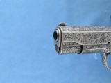 Weldon Lister Engraved Colt Commander Model, Cal. .45 ACP, with Double Diamond Checkered Ivory Grips - 10 of 12