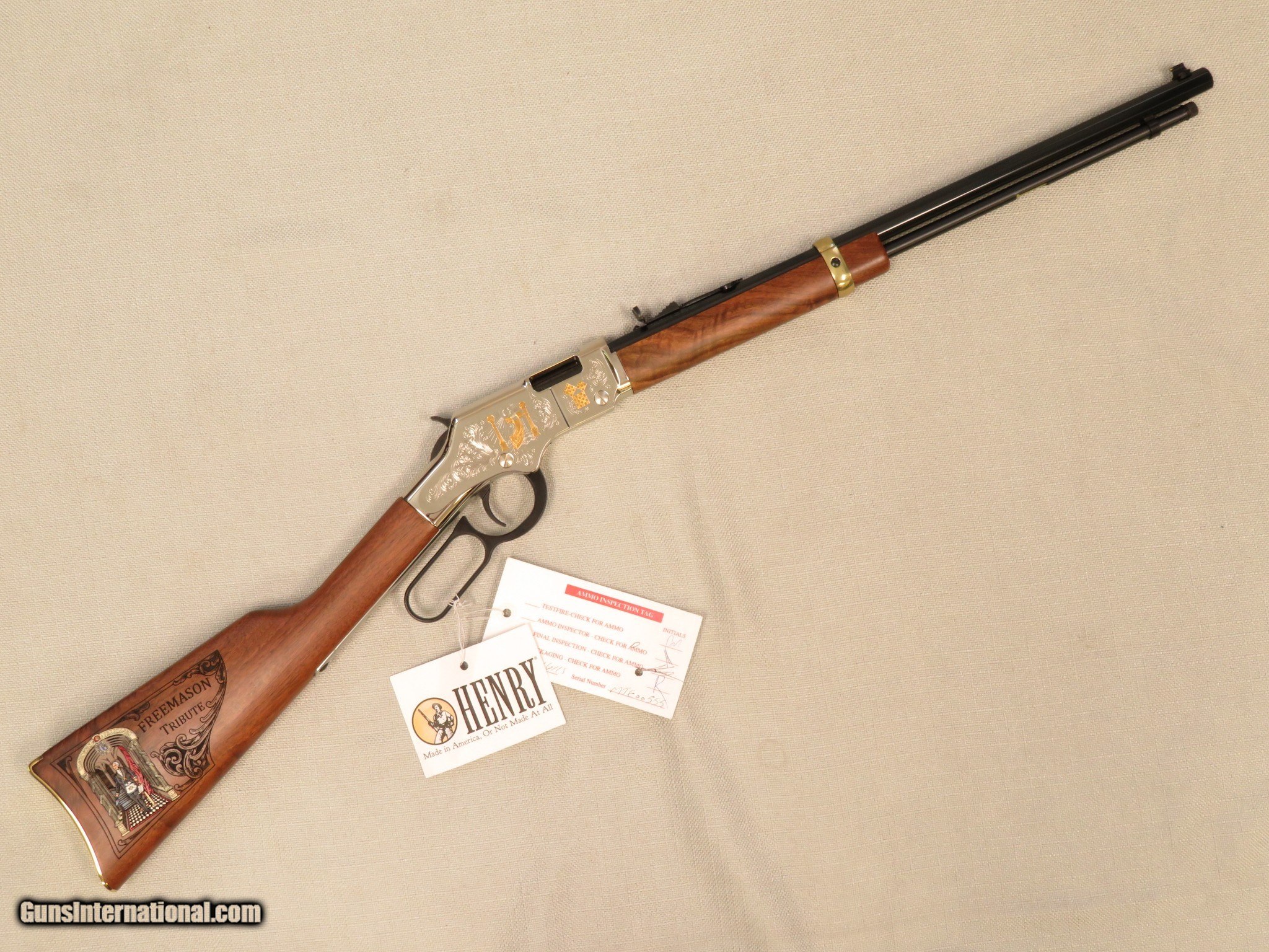 Henry Golden Boy Mason S Tribute Edition Cal 22 Lr