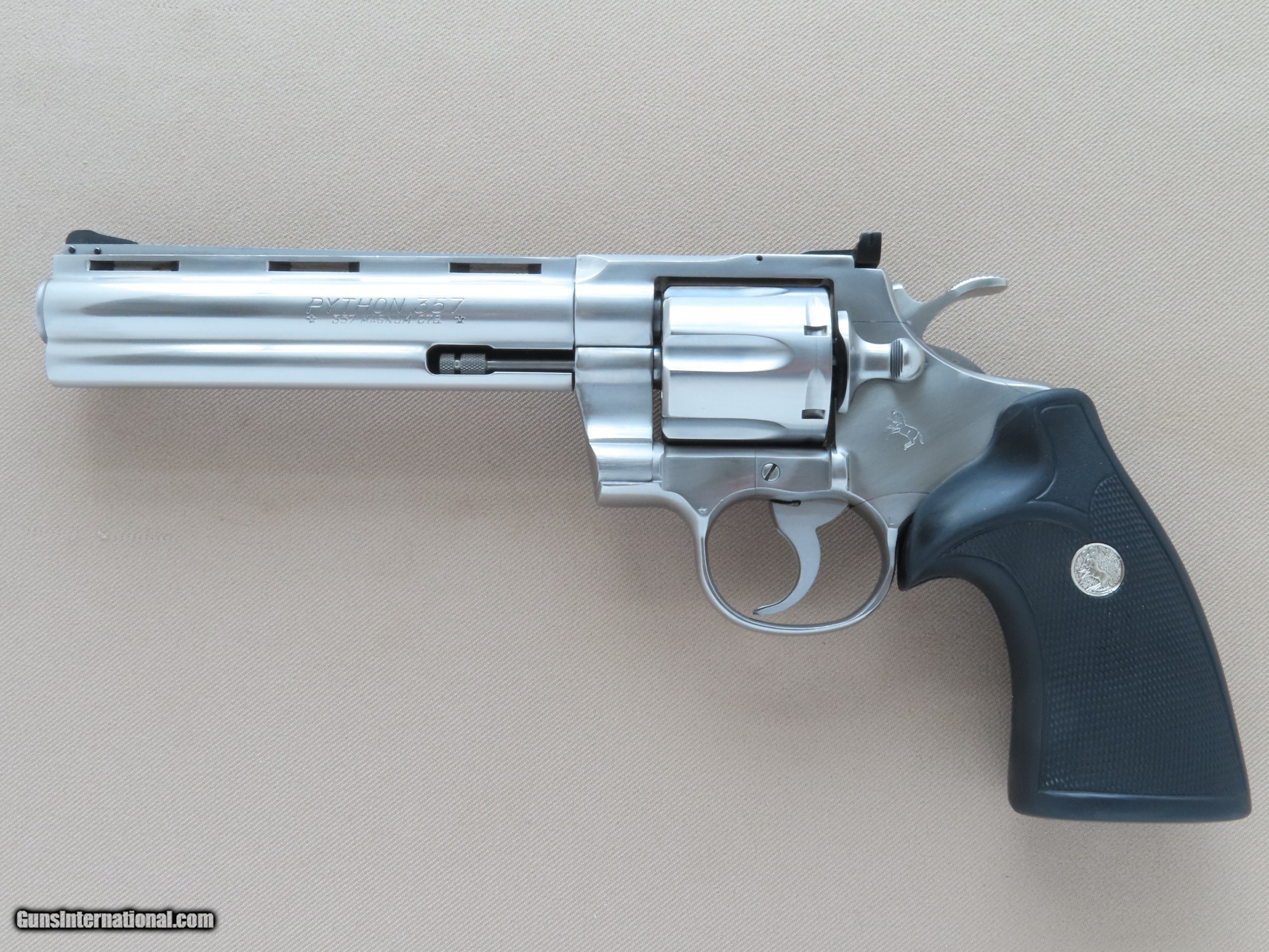 1982 Vintage Stainless Steel Colt Python w/ 6