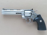 1982 Vintage Stainless Steel Colt Python w/ 6" Inch Barrel
** Beautiful Condition ** - 2 of 25