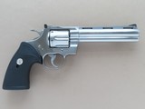 1982 Vintage Stainless Steel Colt Python w/ 6" Inch Barrel
** Beautiful Condition ** - 6 of 25