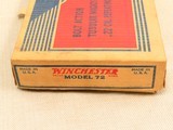 Winchester Model 72A Target Model, Excellent, Cal. .22 LR, with Original Box - 21 of 23