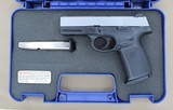 SMITH & WESSON SW9VE 9MM WITH MATCHING BOX, EXTRA 16 RD MAGAZINE SOLD - 2 of 21