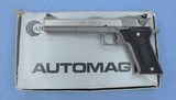 AMT AUTOMAG II .22 WMR WITH BOX AND EXTRA MAG SOLD - 1 of 22