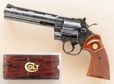 Colt Python, Factory "D" Engraved, Cal. .357 Magnum, 1978 Vintage - 1 of 12