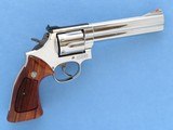 Smith & Wesson Model 586 Distinguished Combat Magnum, Cal. .357 Magnum, Nickel SOLD - 8 of 9