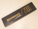 1979 Vintage 20 Ga. Browning B-2000 Grade 1 Buck Special Shotgun w/ Original Box, Etc.
** Flat Mint & Unfired! ** - 2 of 12