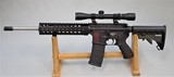 SPIKES TACTICAL MODEL SL-15 ZOMBIE CHAMBERED IN 6.8 SPC WITH 3 X 9 SCOPE SOLD - 1 of 25