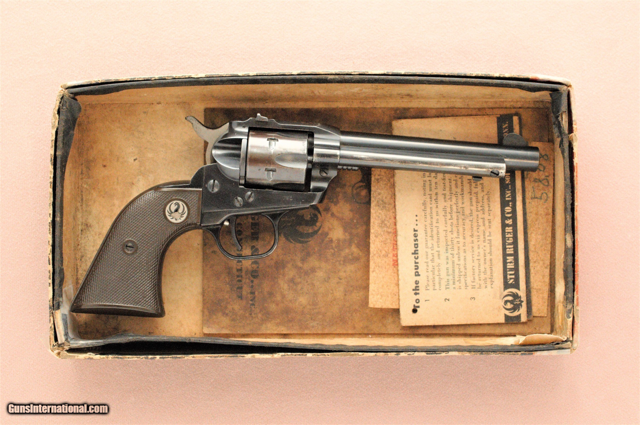 ruger old single six serial number history
