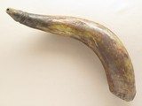 Vintage Powder Horn, Dated 1856 - 6 of 6