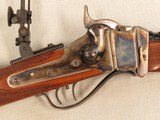 Pedersoli 1874 Sharps Rifle, Cal. .45-120, 34 Inch Barrel, with Tooled Leather Case - 5 of 21