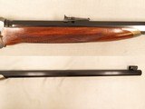 Pedersoli 1874 Sharps Rifle, Cal. .45-120, 34 Inch Barrel, with Tooled Leather Case - 6 of 21