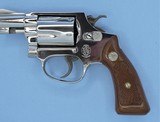 SMITH AND WESSON MODEL 36 CHIEFS SPECIAL WITH BOX, PAPERS AND CLEANING BRUSH MANUFACTURED IN 1973 **NICKEL**SOLD** - 10 of 23