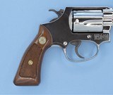 SMITH AND WESSON MODEL 36 CHIEFS SPECIAL WITH BOX, PAPERS AND CLEANING BRUSH MANUFACTURED IN 1973 **NICKEL**SOLD** - 5 of 23