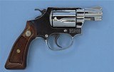 SMITH AND WESSON MODEL 36 CHIEFS SPECIAL WITH BOX, PAPERS AND CLEANING BRUSH MANUFACTURED IN 1973 **NICKEL**SOLD** - 4 of 23