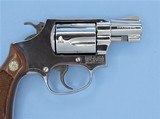 SMITH AND WESSON MODEL 36 CHIEFS SPECIAL WITH BOX, PAPERS AND CLEANING BRUSH MANUFACTURED IN 1973 **NICKEL**SOLD** - 6 of 23