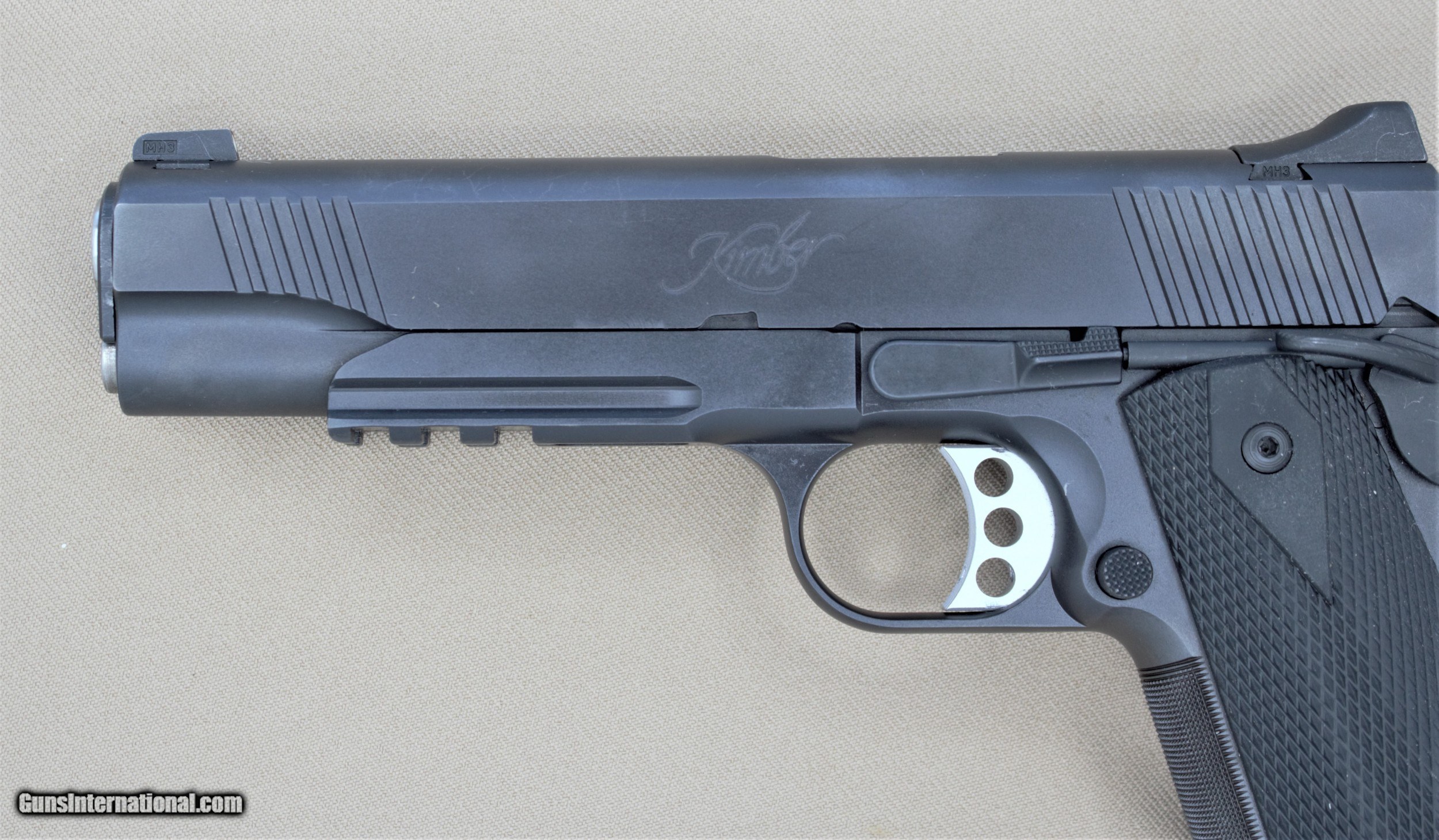 KIMBER MODEL TLE/RL2 CHAMBERED IN 45 ACP WITH NIGHT SIGHTS AND MATCHING BOX