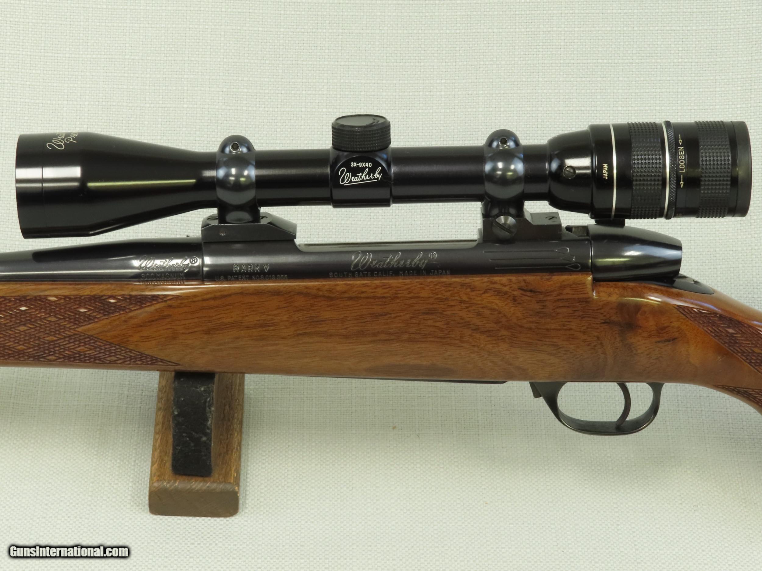 1980 Vintage Weatherby Mark V Deluxe in .300 Weatherby Mag w/ Weatherby