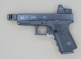 GLOCK MODEL 19 CUSTOMIZED WITH 4 MAGAZINES, RED DOT, EXTRA BARREL, MATCHING BOX AND PAPERWORK**SOLD** - 14 of 15